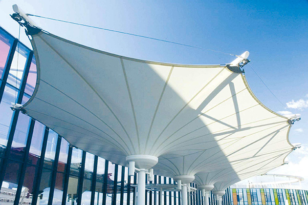 形狀的多樣性，內(nèi)蒙古張拉膜結(jié)構(gòu)的突出特點(diǎn)之一