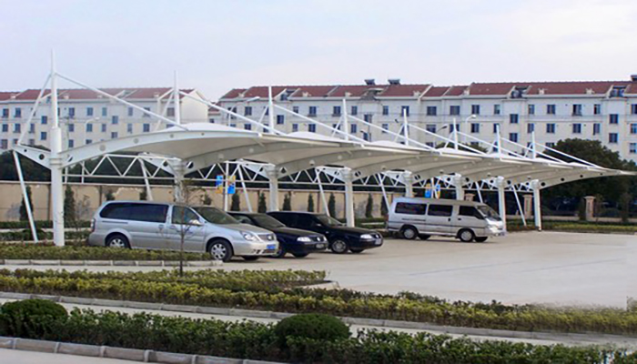 時尚防護，智能停車——呼和浩特膜結構車棚，為您的愛車提供完美庇護